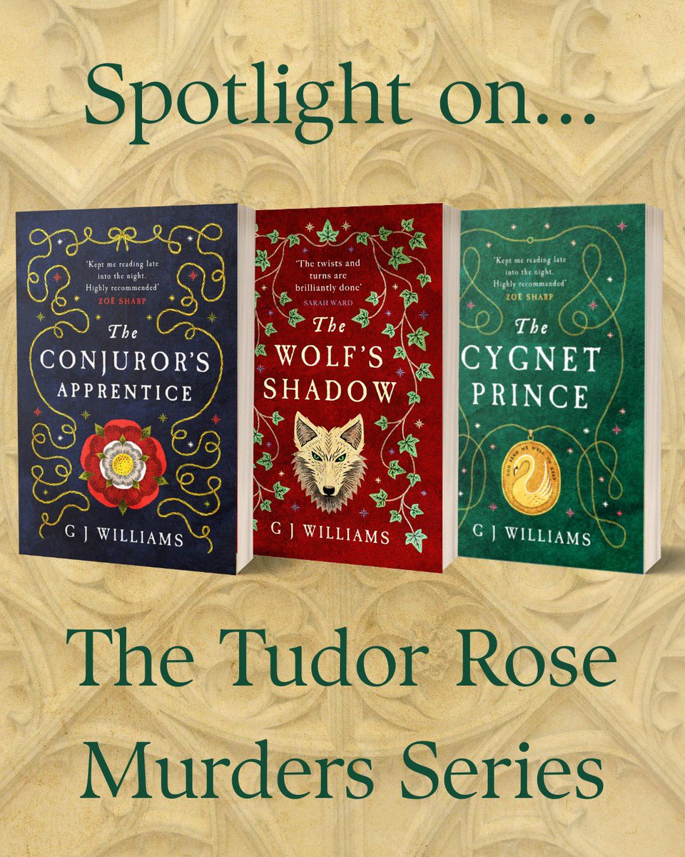 Legend_Press's tweet image. Spotlight on: The Tudor Rose Murders Series 🌹
The series follows Dr. John Dee and his apprentice, Margaretta, as they uncover the truth behind mysterious murders, a reappearing corpse and a scandal that threatens the Tudor Dynasty.
#TheTudors #HistoricalFiction #CrimeFiction