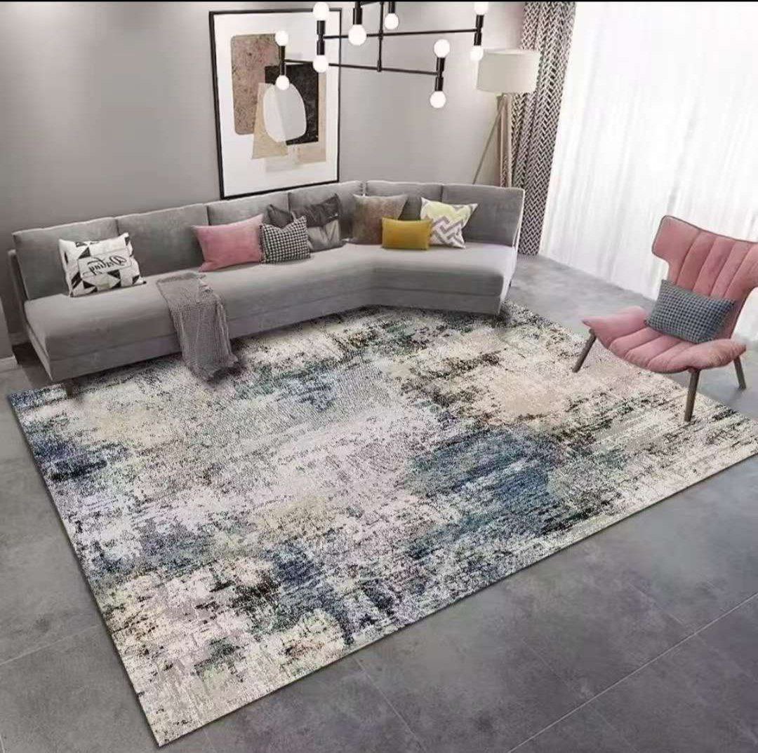 Fluffy center rugs 

Price : 60,000

Size 160x230cm (5by7)ft

Note : This is not 3D printing this is machine work so the Quality is good and also is 1000gramm thickness.

Easy to wash and elevate your living room .