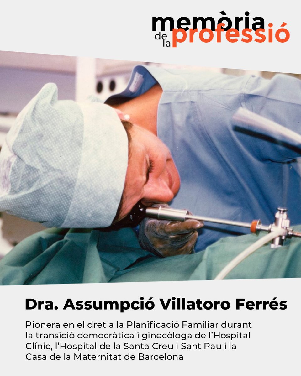 MHMedicinaCat's tweet image. 🔴 Dra. 𝐀𝐬𝐬𝐮𝐦𝐩𝐜𝐢𝐨́ 𝐕𝐢𝐥𝐥𝐚𝐭𝐨𝐫𝐨 𝐢 𝐅𝐞𝐫𝐫𝐞́𝐬, ginecòloga de l’Hospital Clínic, l’Hospital de Sant Pau i la Casa de la Maternitat, i pionera en el dret a la Planificació Familiar durant la transició democràtica.
👉ja.cat/LEekI
#MemòriaDeLaProfessió