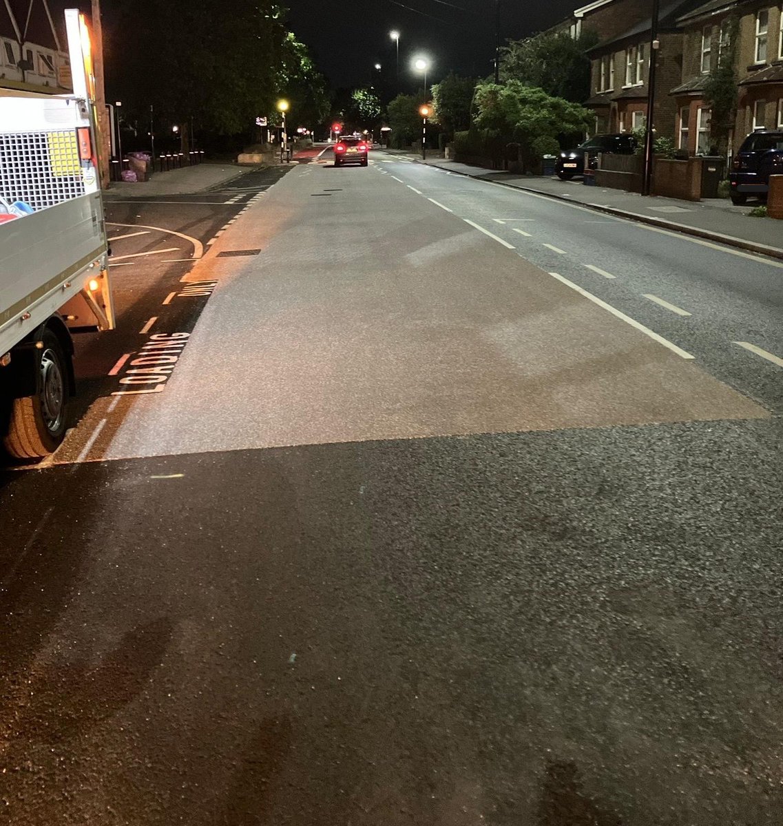 Hounslow Highways (@hounslowhways) on Twitter photo High Friction Surfacing (anti-skid) works on Hounslow Road, Feltham:
✅ First two sections completed — Bus lane outside Feltham Assembly Hall & Zebra Crossing near Parkway.
🔁 We’re back tonight to finish the final section.
#HounslowHighways <a href="/LBofHounslow/">Hounslow Council</a> High Friction Surfacing (anti-skid) works on Hounslow Road, Feltham:
✅ First two sections completed — Bus lane outside Feltham Assembly Hall & Zebra Crossing near Parkway.
🔁 We’re back tonight to finish the final section.
#HounslowHighways <a href="/LBofHounslow/">Hounslow Council</a>