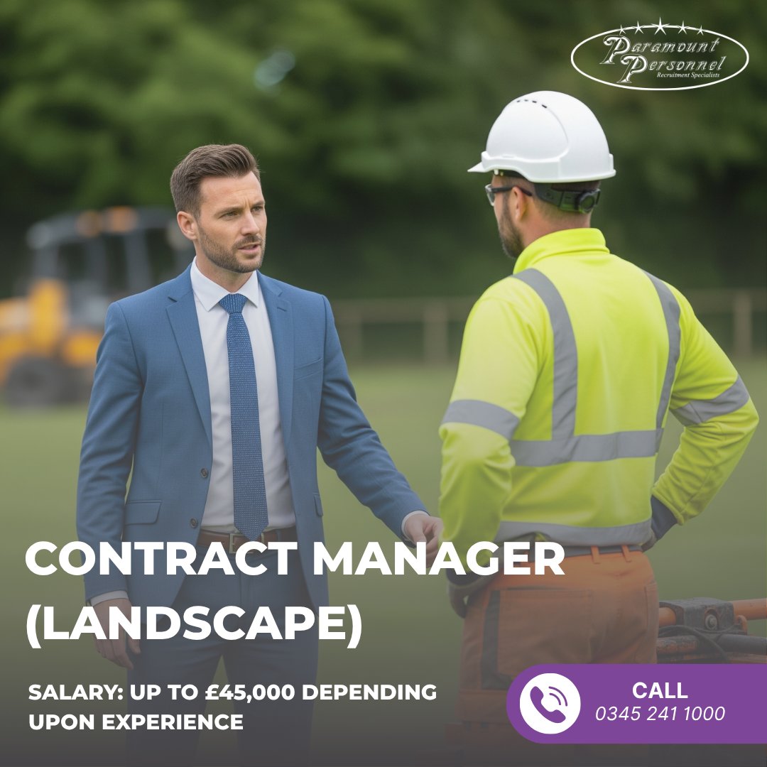 We need a Contract Manager for a leading landscape company! Bring your expertise in project management, client relationship-building. If you're detail-oriented and thrive in outdoor settings, apply now! shorturl.at/VYXs4 #Hiring #ProjectManagement