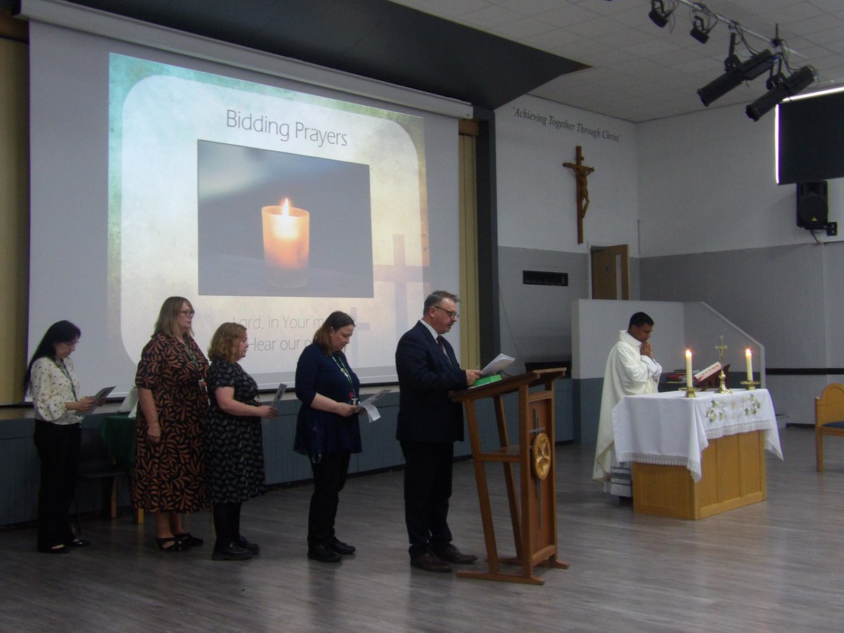 On Tuesday, all staff gathered together for a special celebration of Mass in thanksgiving for all who are soon to leave us.

In a beautiful homily, Fr Prabhakar commented: "Jesus didn't simply lecture about love - He lived it! Dear staff, this is what so many of you have done!"