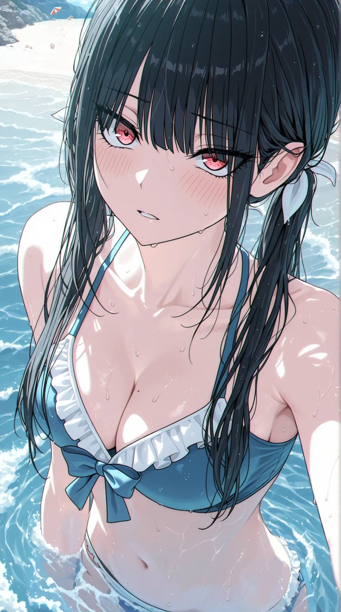 Hoshimiko_AIart's tweet image. じっ……