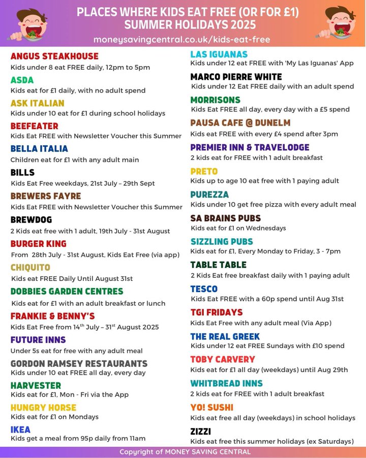 Inclusive Multi Academy Trust (@inclusivemat) on Twitter photo We know that the summer holidays can be an expensive time for families.
Here is a list of places where children can eat for free or £1 to lighten the load a bit.
<a href="/BFS_Watford/">Beechfield School</a> <a href="/CTS_Watford/">Cherry Tree Primary School</a> <a href="/LHS_Watford/">Laurance Haines School</a>
#happypeoplebuildacommunity We know that the summer holidays can be an expensive time for families.
Here is a list of places where children can eat for free or £1 to lighten the load a bit.
<a href="/BFS_Watford/">Beechfield School</a> <a href="/CTS_Watford/">Cherry Tree Primary School</a> <a href="/LHS_Watford/">Laurance Haines School</a>
#happypeoplebuildacommunity