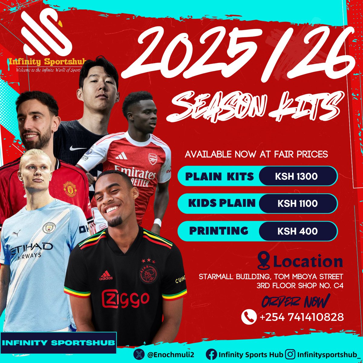 LOCATION.

starmall(Tom mboya street) next to zuri stage  3rd floor shop no. c4

Contact 0741410828.