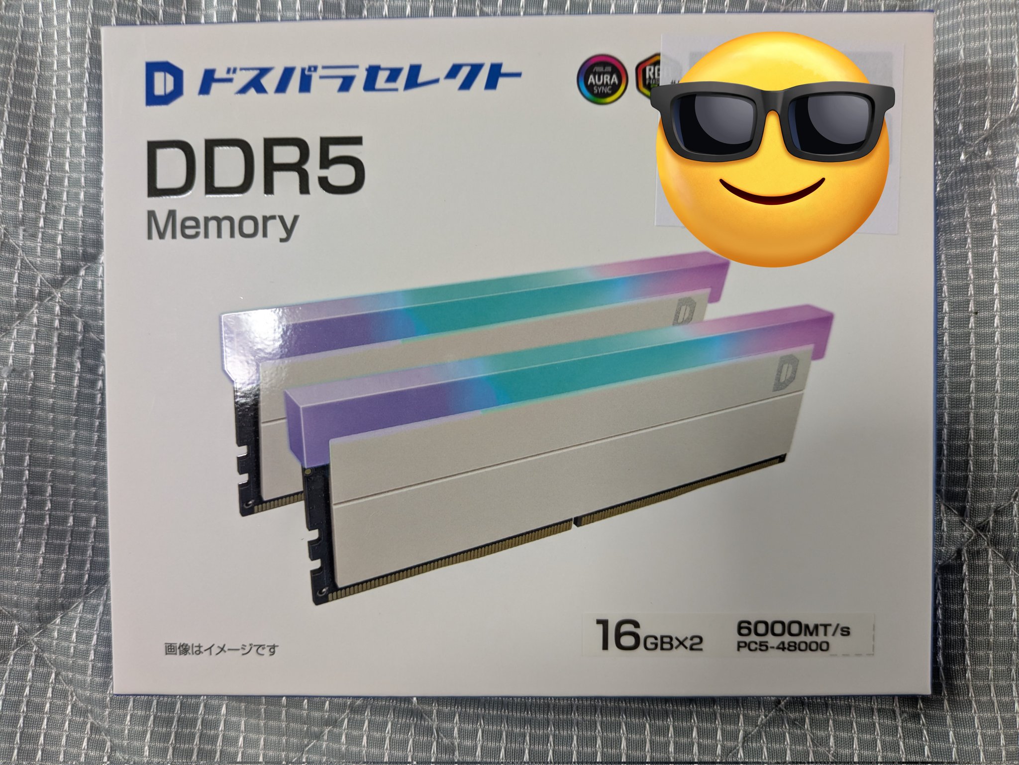 ドスパラセレクト DDR5 メモリー 16GBx2 6000MT/s ドスパラセレクト D5D4800-16G2A (DDR5 PC5-38400 16GB 2枚組
