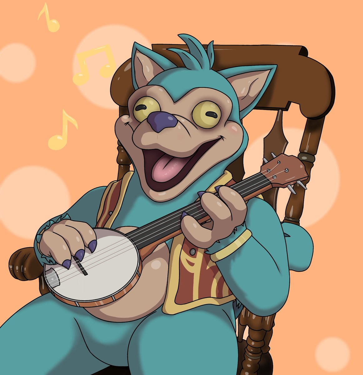 RGamer2300's tweet image. It&apos;s da Lyrical Lemur!!!
#fnaffanart #SecretoftheMimic