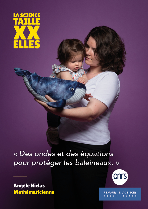 #ScienceXXelles. Angèle est mathématicienne. Son domaine ? Les #équations. Pour elle, les mathématiques sont une boite à outils pour explorer de nombreux domaines. Elle étudie les ondes pour protéger les baleineaux🐋
Pour en savoir plus 👉 iledefrance-villejuif.cnrs.fr/fr/personne/an…