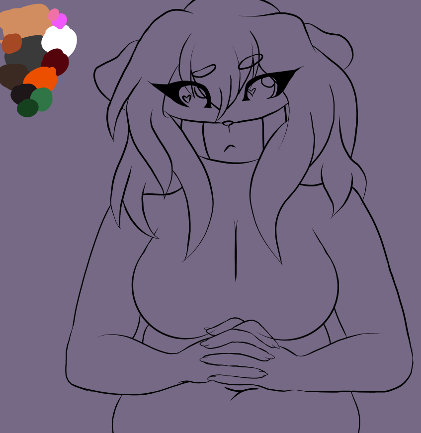 OnixVail's tweet photo. This is a big fat WIP!!! I'm making my own personal PNG model for streams uwu https://t.co/f52XteL0d0