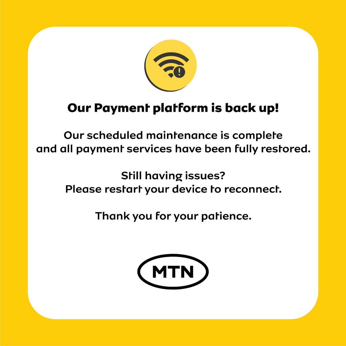 MTN180's tweet image. 