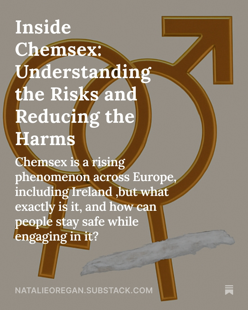 NatalieORegan1's tweet image. Chemsex is a rising phenomenon across Europe, including Ireland ,but what exactly is it, and how can people stay safe while engaging in it?
#ChemSex
#HarmReduction
natalieoregan.substack.com/p/inside-chems…