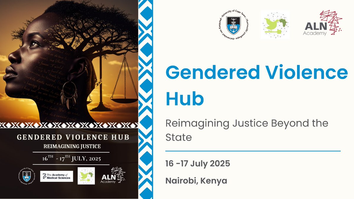 ReproRightsAFR's tweet image. HAPPENING NOW, at the @UCT_news &amp;amp; African Legal Network (ALN) Gendered Violence convening → Reimagining Justice Beyond the State. 

Derrick Kimani, representing @reprorightsAFR, is sharing insights from CRR&apos;s extensive strategic litigation work. 

#ReproductiveJustice…