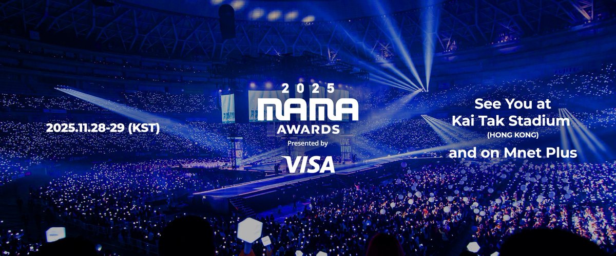 🎉🎶 プレゼントのお知らせ! 🎶🎉

2025 MAMA Awardsのチケット100枚が当たるチャンス！(日本国内限定 🇯🇵) 🎟️✨

参加方法:
1️⃣ [<a href="/2025MnetMAMA/">【公式】MAMA AWARDS JAPAN</a>] をフォロー
2️⃣ このツイートをいいね❤️
3️⃣ リツイート🔁

当選者発表＆チケット配布は 11月28日（一般販売開始日）

#2025MAMAAWARDS #2025MAMA