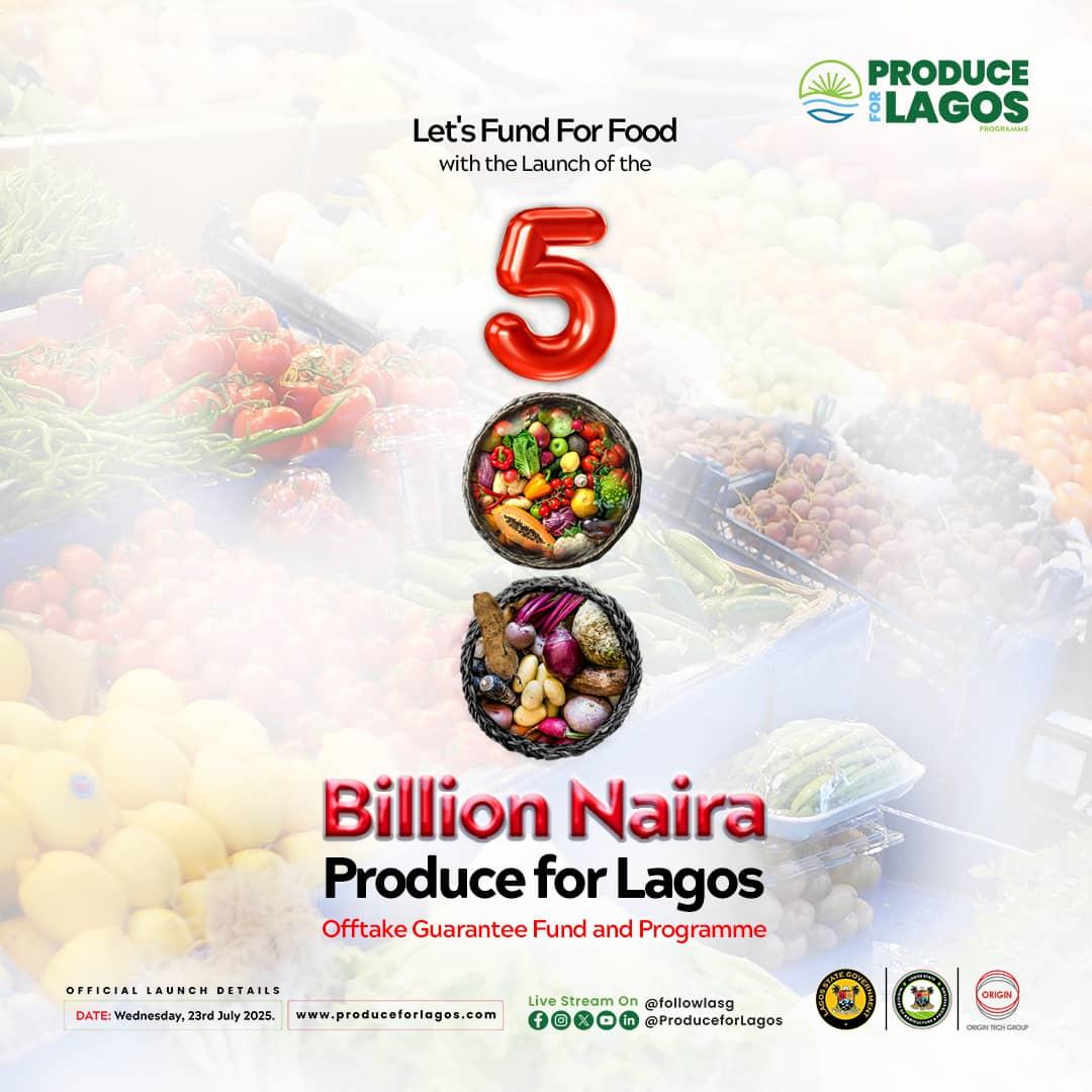 auduef's tweet photo. A food sovereign nation is the goal. Let’s Fund4Food and equip food system actors with the resources they need for efficient, productive enterprise.

The PRODUCE FOR LAGOS Programme is a bold and transformative initiative aimed at improving food access, empowering smallholder farmers, and building a more resilient food system.

By streamlining the flow of fresh produce across Nigeria, we’re cutting food waste, boosting local agriculture, and ensuring that healthy, affordable food reaches every home.

#ProduceForLagos
#LagosAgricAndFoodSystems