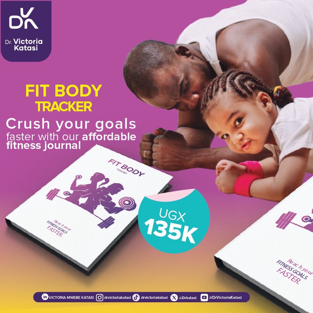 DrKatasi's tweet image. Did you know?
You’re 42% more likely to achieve your fitness goals when you write them down.
The Fit Body Tracker helps you stay organized, motivated, and committed.
Let your health journey be intentional.
#DVKWellness
