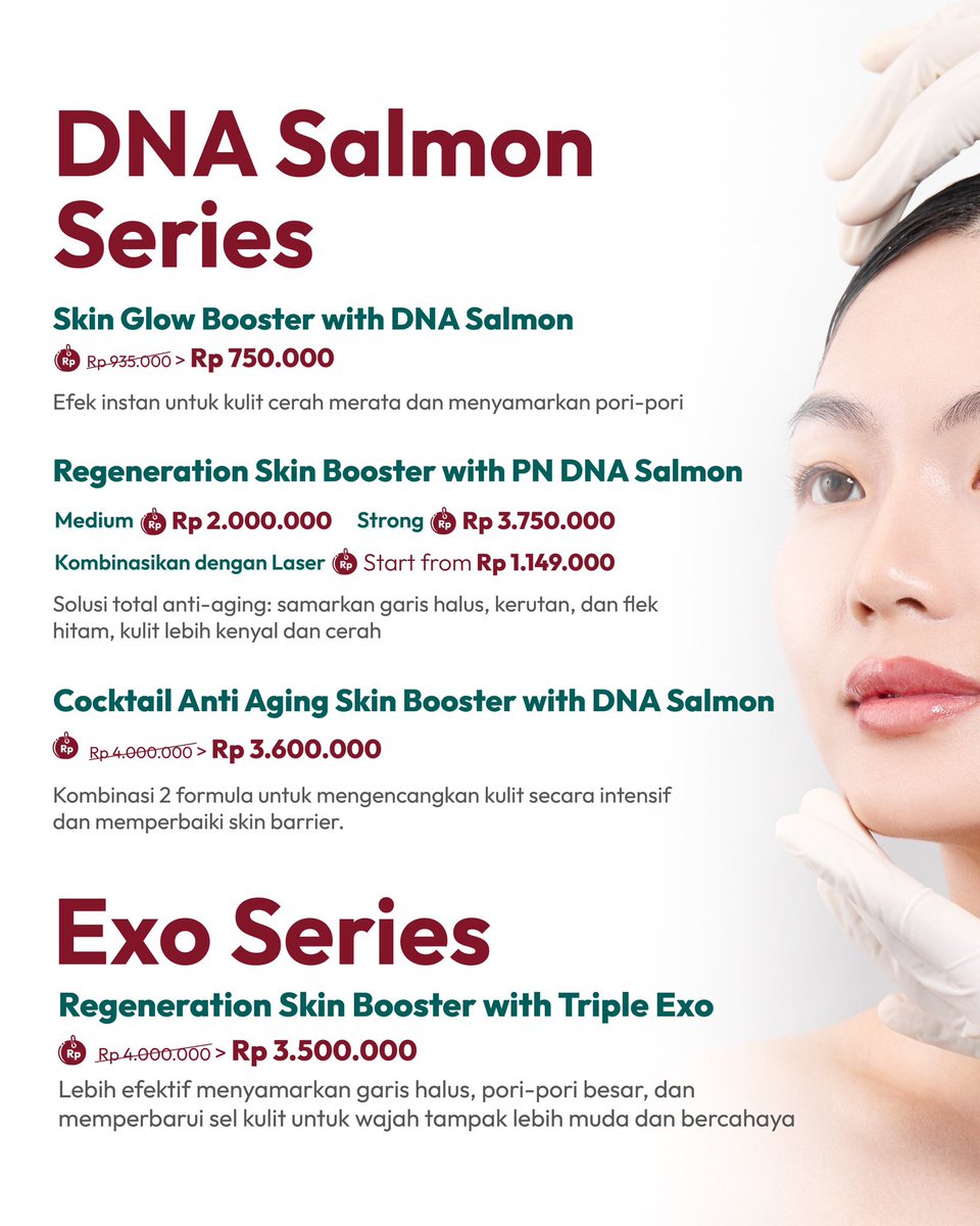DermiesMax's tweet photo. Yang baru paket lengkap dari Dermies Max by ERHA nih! All Skin Booster Series yang bisa kamu coba mulai dari 700rb-an aja 😍 https://t.co/byf12RCv4Z