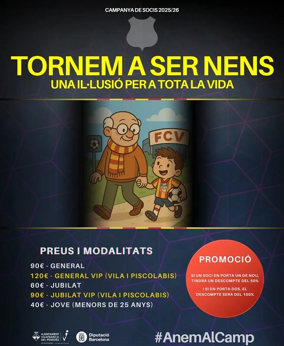 ⚽️📺Èxit rotund d’audiència per al FC Vilafranca: dos partits superen els 84.000 espectadors
elcargol.com/index.php/espo…