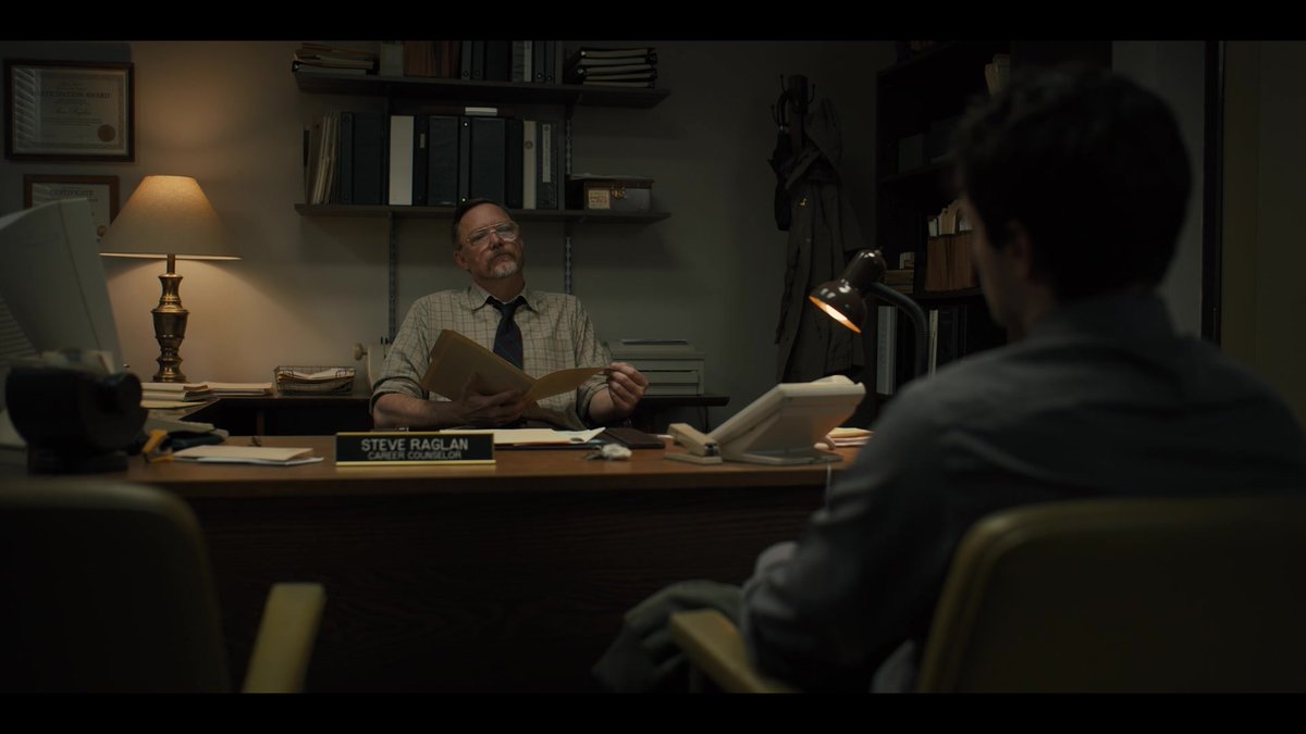 Bro's so chillax here as if the guy sitting there in front of him isn't the brother of one of his victims 😭🙏