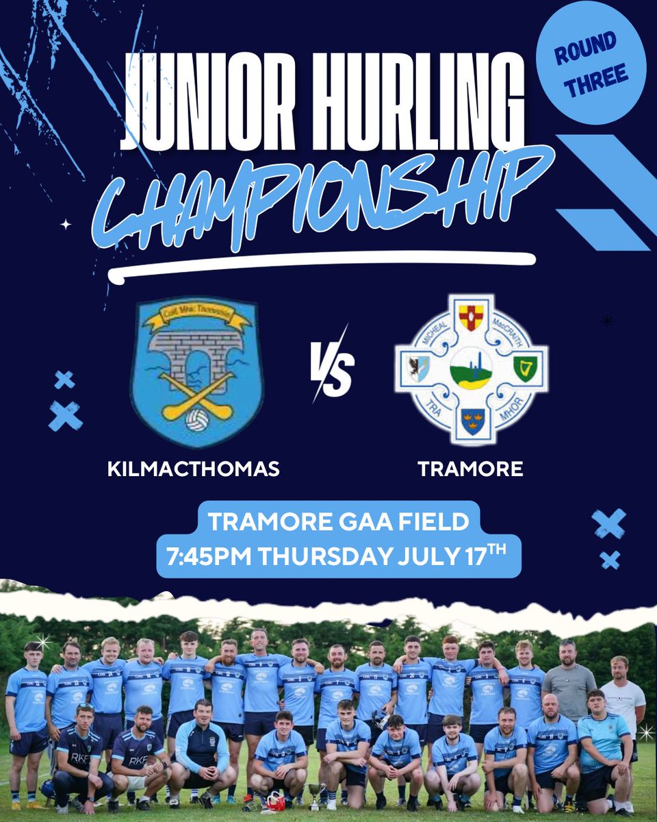 Junior B Hurling Round 3
Get all the latest news on the Kilmacthomas GAA and LGFC app member.clubspot.app/club/kilmactho…
