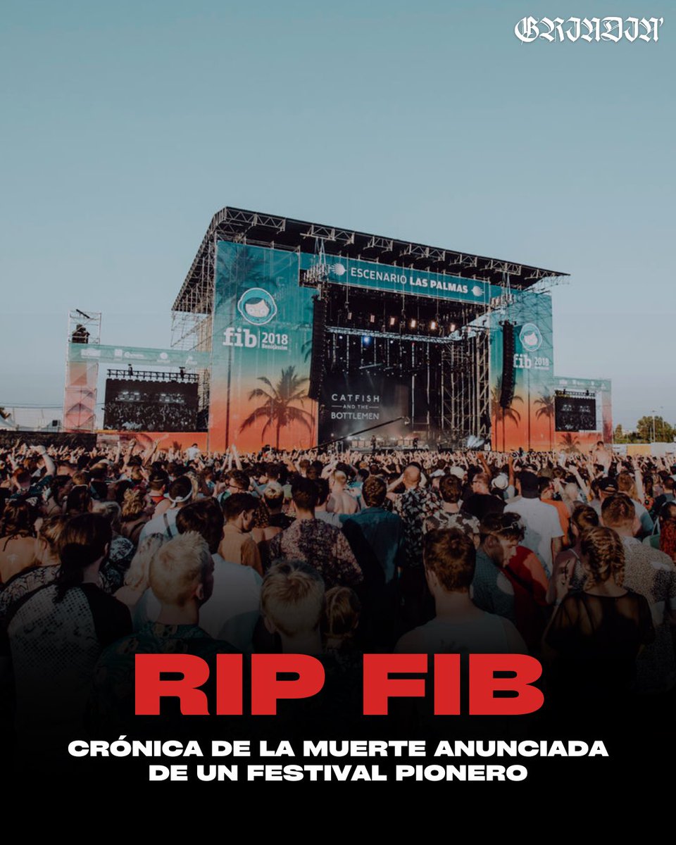 🎪 ¿Llega el FIB a su final? Analiza la situación The Ghost Docs, tras las cancelaciones de muchos de sus artistas el festival arranca hoy en Benicàssim, haciendo oídos sordos a las quejas y sin intenciones de devolver el dinero de los abonos 

👇🏻 Noticia completa en el hilo: