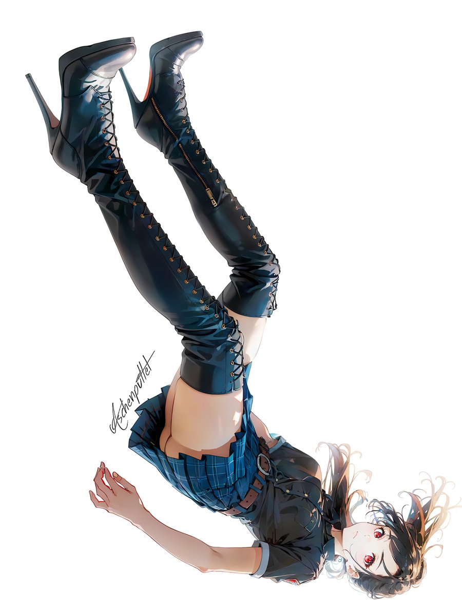 HohemAbsatz's tweet image. ✨自由落下のハイヒールブーツ/Free-Falling High-Heel Boots✨