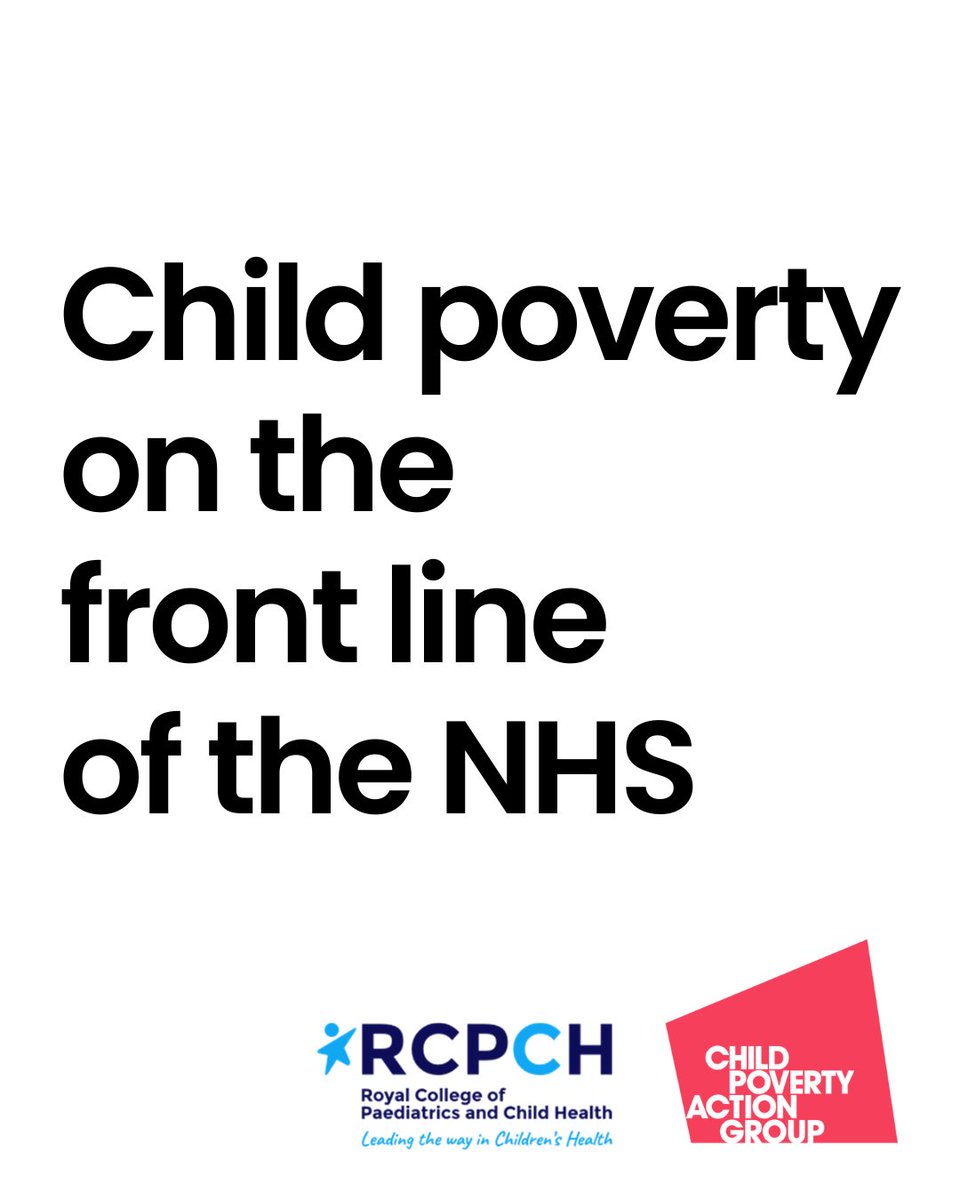 RCPCH (@rcpchtweets) on Twitter photo Our new report with <a href="/CPAGUK/">Child Poverty Action Group</a> reveals the worsening impact of child poverty on children’s health and growing strain on health services.
One year since the Government’s Child Poverty Taskforce launched, the need for bold action is clearer than ever. 👇
cpag.org.uk/news/child-pov… Our new report with <a href="/CPAGUK/">Child Poverty Action Group</a> reveals the worsening impact of child poverty on children’s health and growing strain on health services.
One year since the Government’s Child Poverty Taskforce launched, the need for bold action is clearer than ever. 👇
cpag.org.uk/news/child-pov…