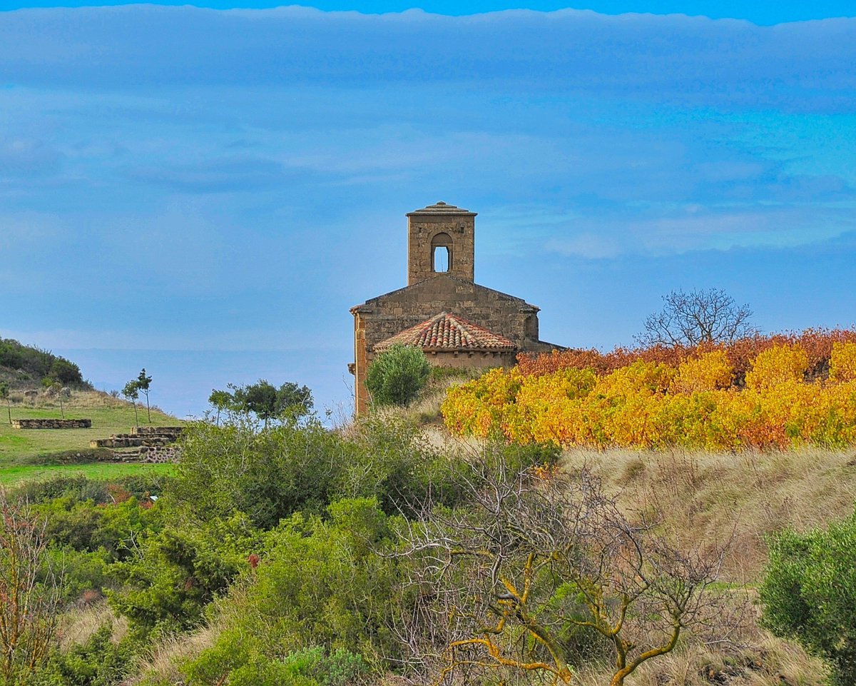 Cuando al románico le favorece así su entorno parece que nos gusta el doble. Es el caso de la ermita riojana de Nuestra Señora de la Piscina, a caballo entre Peciña y San Vicente de la Sonsierra. Románico entre viñedos 🍇
#FelizJueves