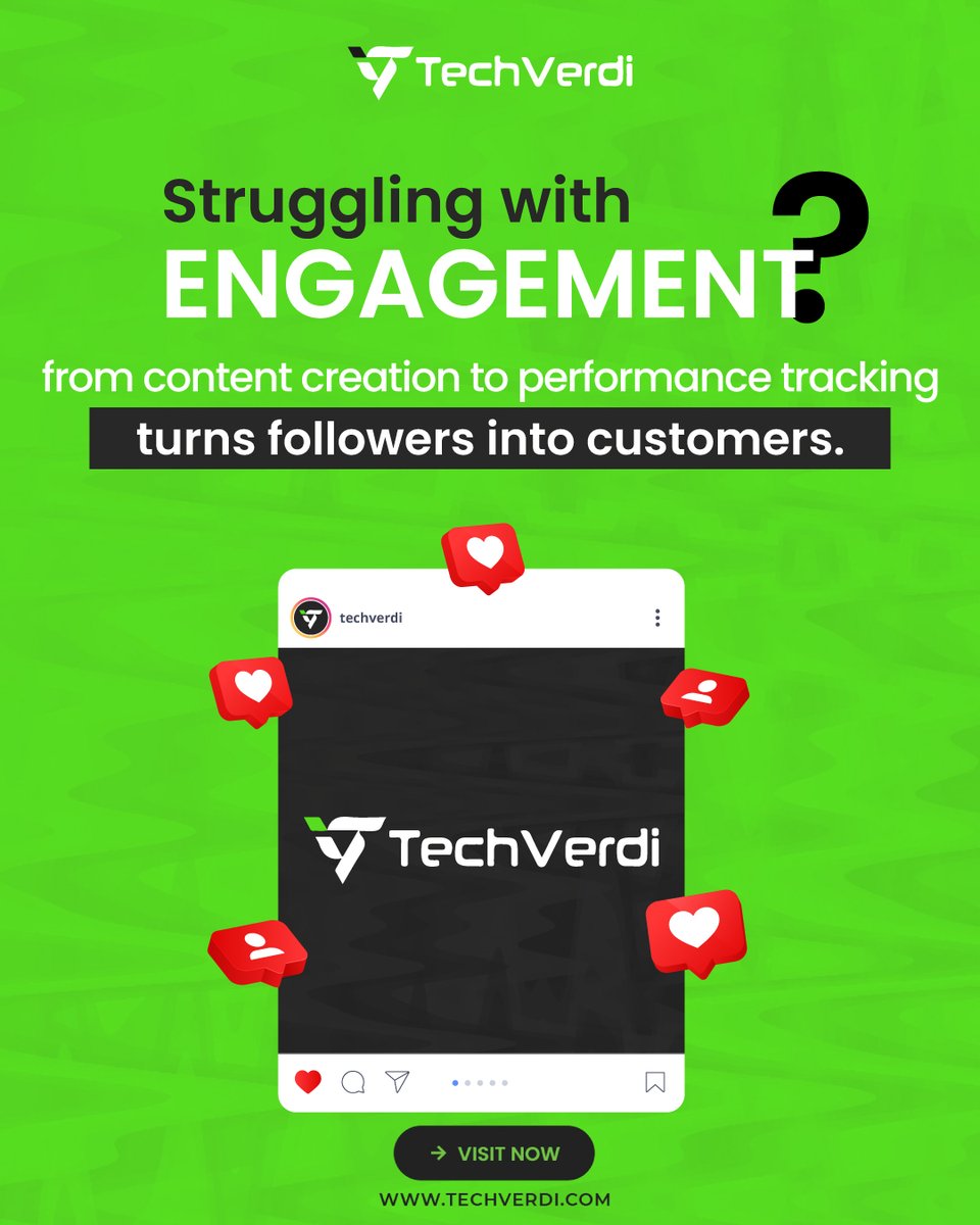 TechVerdi's tweet image. Struggling with low engagement?

TechVerdi, we handle everything — from content creation to performance tracking — helping your brand grow faster and smarter.

techverdi.com

#DigitalGrowth #TechVerdi #EngagementBooster