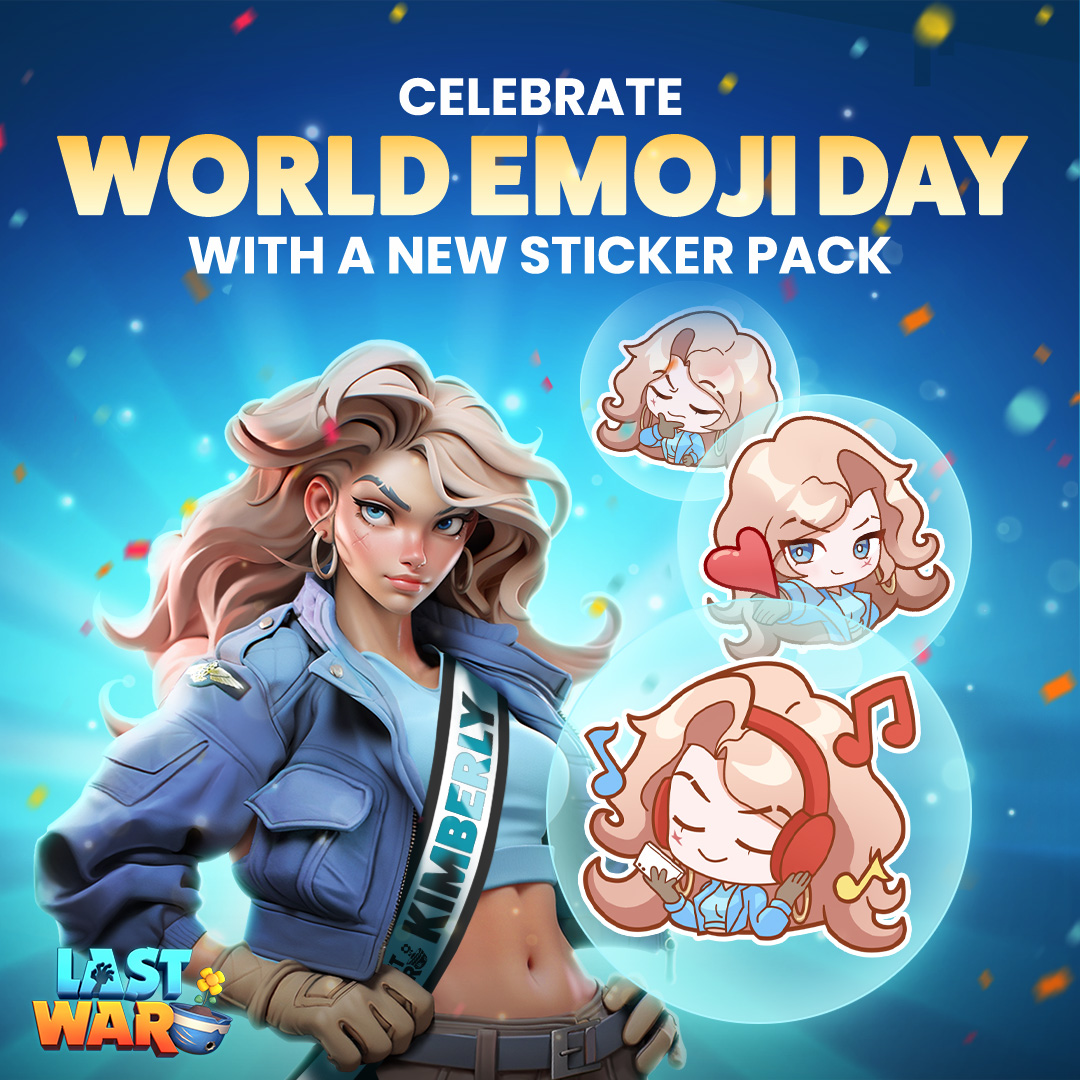 Happy World Emoji Day, Commanders! 🎉

Thanks to your votes, Kimberly takes the crown in our Emoji Day poll! 👑
Her brand-new sticker pack is now live on Discord — packed with all her moods, from chill vibes to spreading love💖

Ready to level up your chats?
👉 Join our Discord