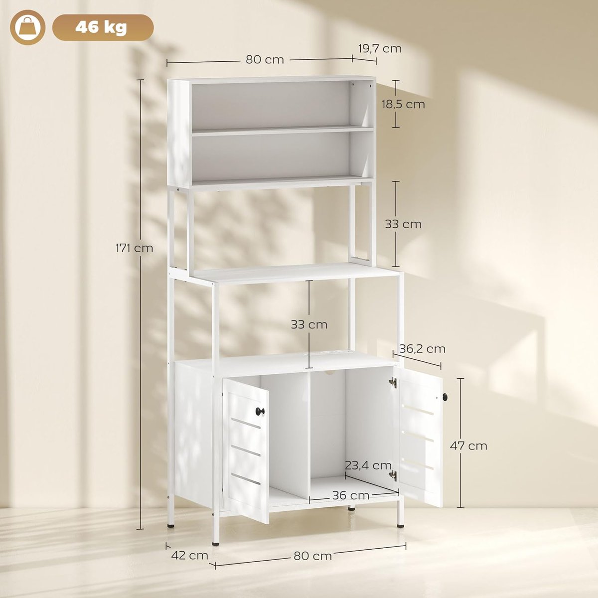hogarsabio_es's tweet photo. ✨Mueble cocina multiusos: estantería HOMCOM con enchufes AC/USB, estantes resistentes y espacio para microondas🌿
😍Descubre cómo integrarla en el blog: https://t.co/5bItIXxgcH
#HOMCOM #organizacion #decoracioncocina https://t.co/y9OW2HuCfT