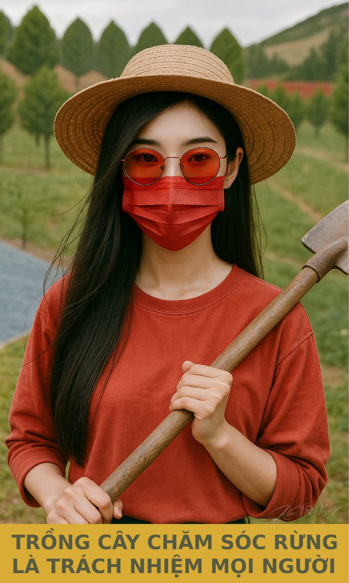 Kim_R_Nguyen's tweet photo. "TRỒNG CÂY CHĂM SÓC RỪNG LÀ TRÁCH NHIỆM MỌI NGƯỜI"
🌱 TRỒNG CÂY - GÌN GIỮ RỪNG 🌳
Việc trồng cây và chăm sóc rừng không chỉ là công việc của ai đó – đó là trách nhiệm của tất cả chúng ta!
Hãy chung tay bảo vệ thiên nhiên để tương lai xanh hơn. 💚
#TrồngCây https://t.co/pPalgVM65H