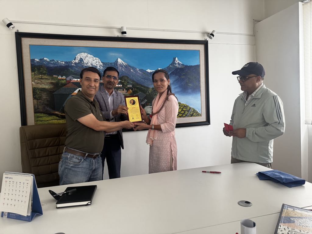 ArunBaral1's tweet image. In recognition of your invaluable contributions and commendable discipline, we extend our highest respect for the professionalism and accountability you have demonstrated at the Khabarhub.com newsroom, and we wish you continued success and growth.