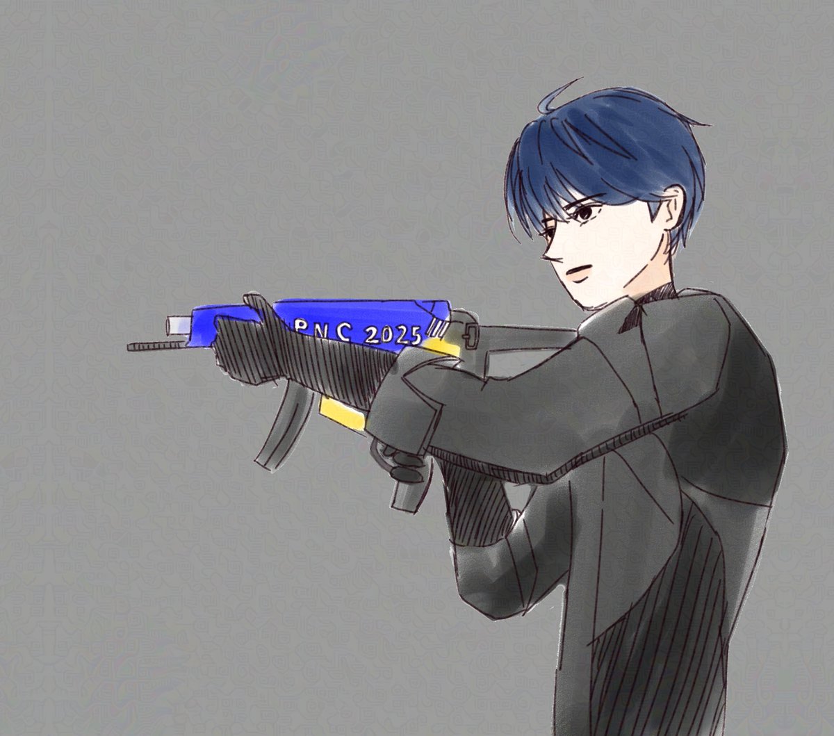 빵야빵야 🔫 
좀더 멋지게 그리고 싶었는데