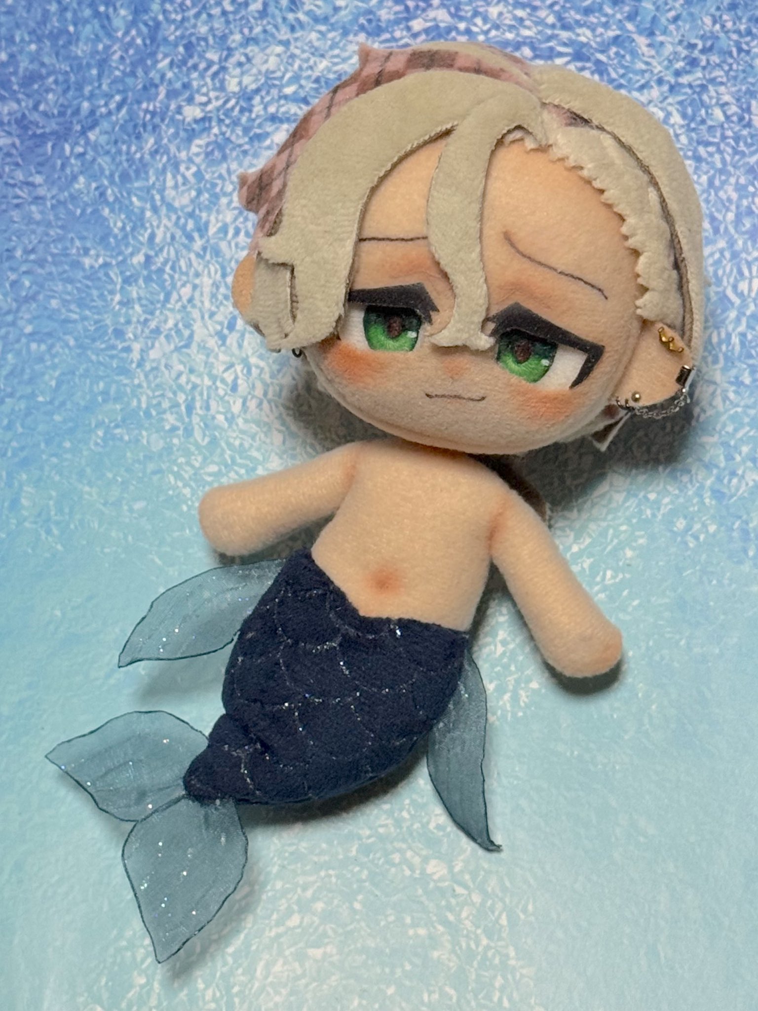 【紙タグ付き】HORROR WORLD 半魚人 ぬいぐるみ 映画 すみっコぐらし とかげ(人魚姫) ぶらさげぬいぐるみ 紙タグ