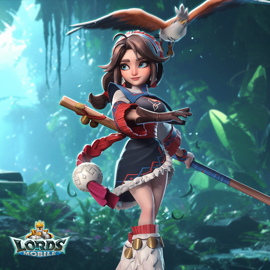 ¡Presentamos un nuevo diseño de líder! 

El Halcón del Amanecer es un guardián de las vastas praderas, que está en una búsqueda para proteger la naturaleza, armado con una sonrisa radiante. Su llegada es como la primera luz del amanecer, que trae esperanza y libertad al mundo.