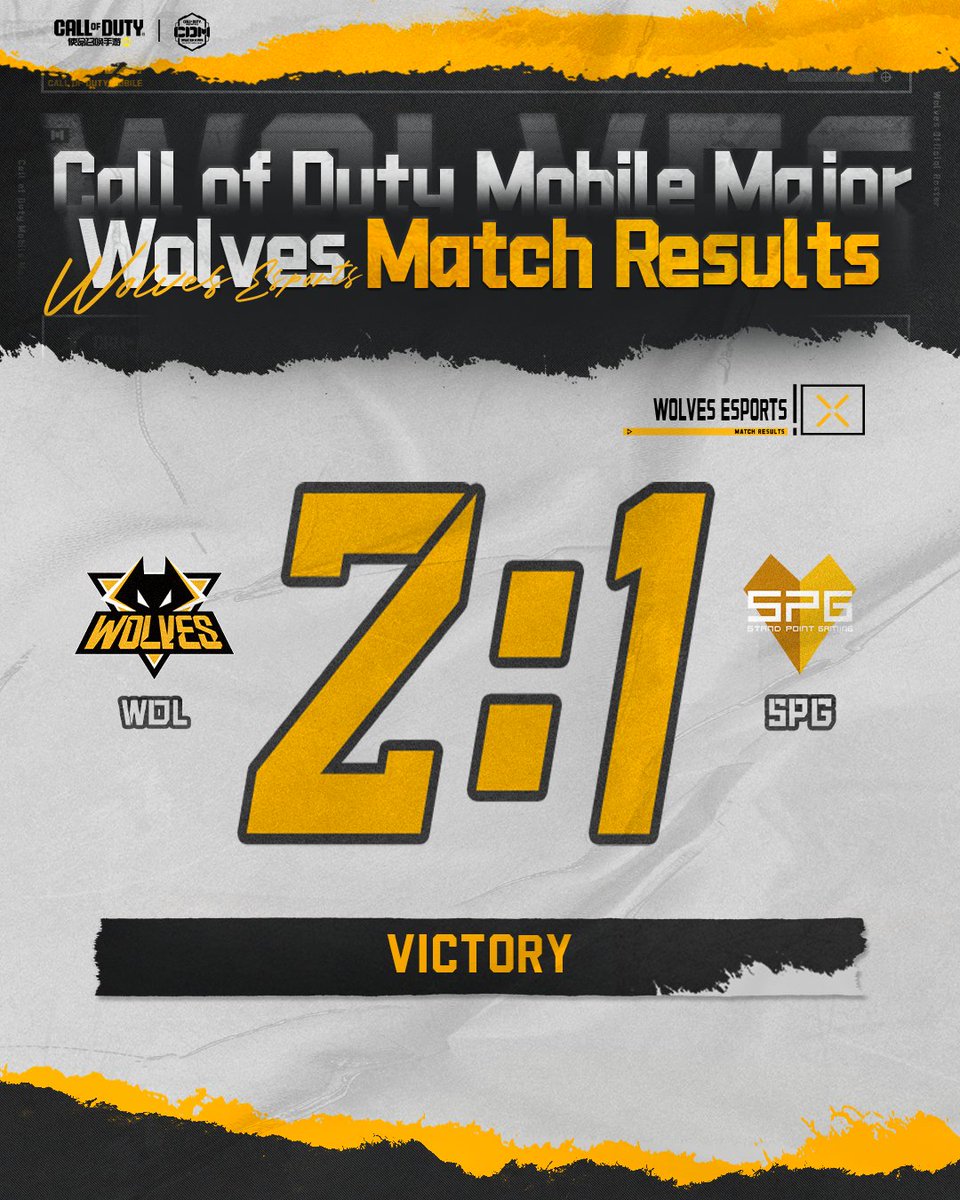 We kick off the season with a 2-1 win over SPG! 😤

Map breakdown:
Map 1 ➡️ 2-9
Map 2 ➡️ 250-126
Map 3 ➡️ 4-2

Back in action Saturday against XCD 🔥

#FearNothing || #CoDMobile