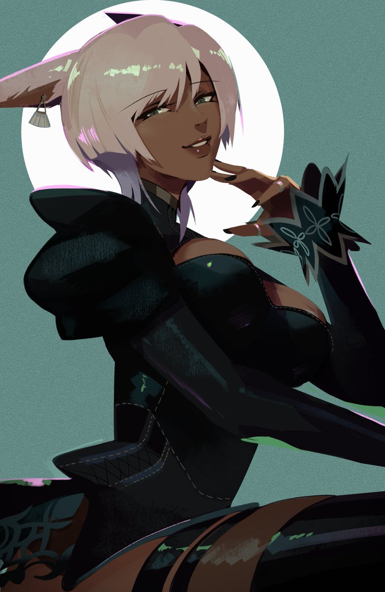 Nem_Graphics's tweet image. Pastel Miqo&apos;te skeb | #ffxivart