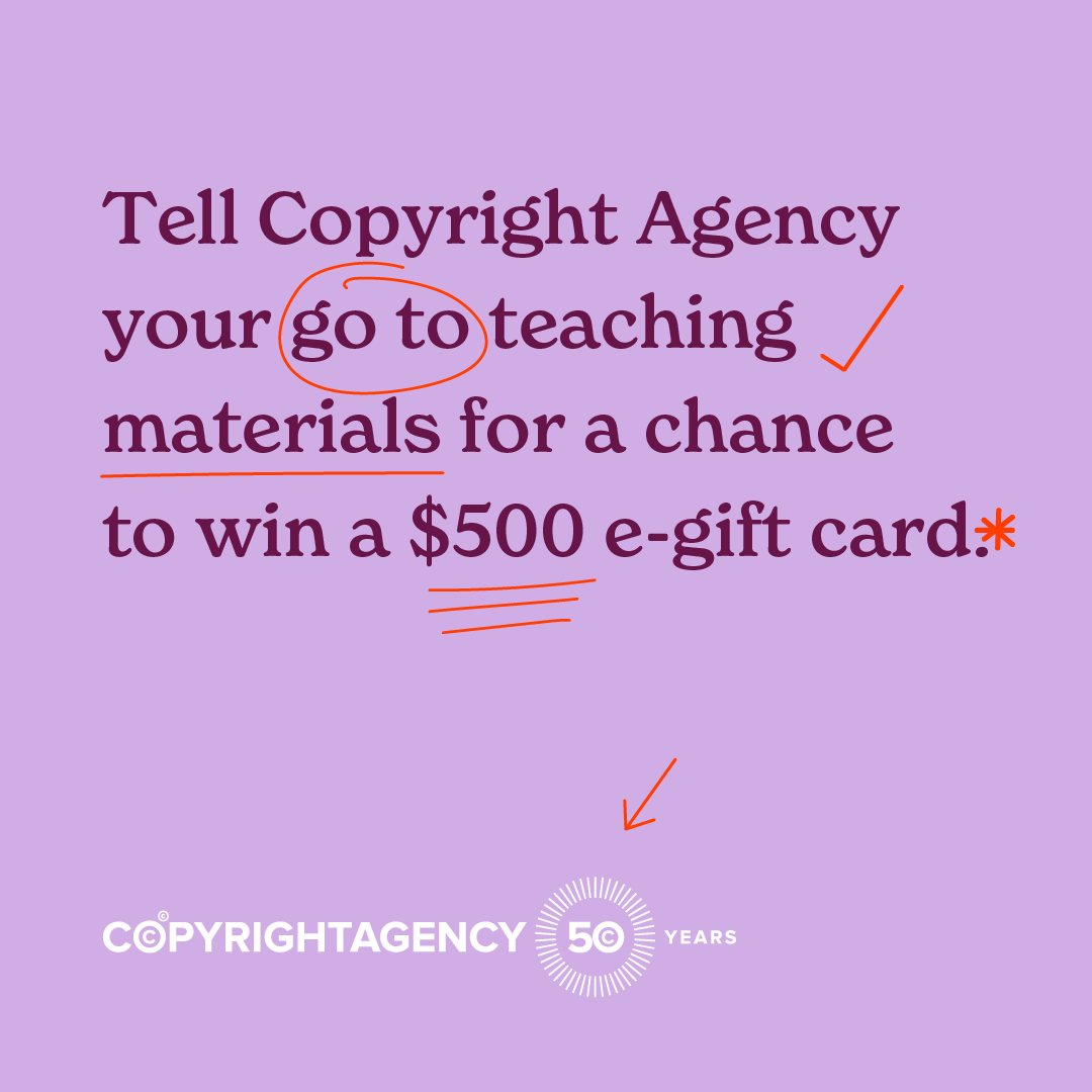 EcoBusNSW's tweet photo. CLOSES MONDAY 15 SEPT: Take 10 minutes to tell Copyright Agency what materials you’ve copied and shared with your students in the past 12 months. 
The information you provide will help ensure fair payment to creators of educational material
https://t.co/JzKlh4Q2SH https://t.co/cPGJdelBvF