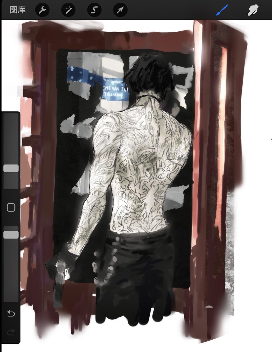 Irisartemis9's tweet image. 好久没发了，练 #devilmaycry #dmc #v