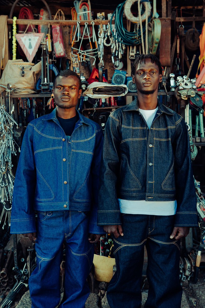 NairobiNnoize's tweet image. Rasto and wasike in the recently dropped mboka denim set as seen by @Franciskiguta
.
Now available for preorder.