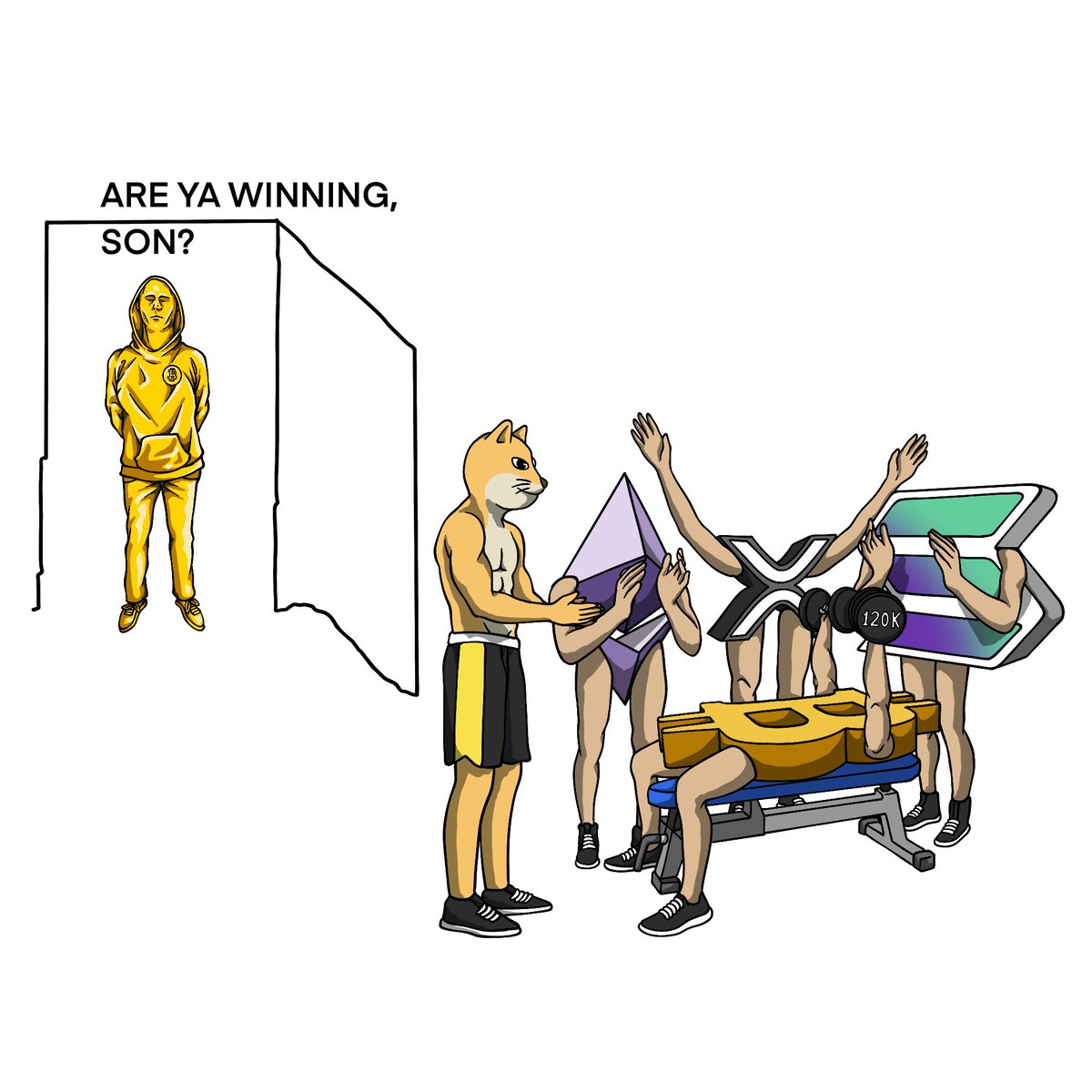 im lifting the markets dad