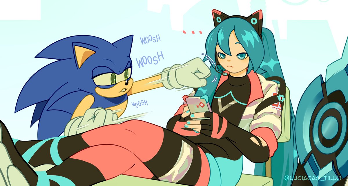 LuciaCas_tillo's tweet image. POV: You have a brother.
'Cause for SOME REASON, they enjoy being a bother more than a brother😅 (I luv my bros🫶)
#SonicTheHedgehog #SonicRacingCrossWorlds #HatsuneMiku
