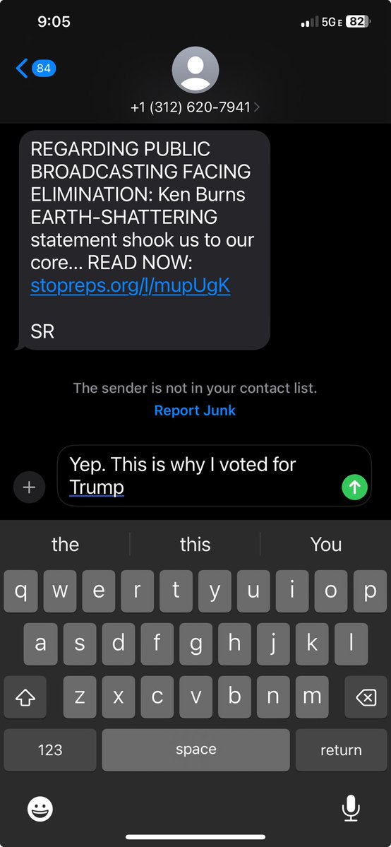 ErinFriday75490's tweet image. Another silly joy. Because I donated to Democrats and have been registered as one for 40 years, I get non-stop requests and alerts. Does it move the needle that I respond that I am happy about what the Dems are freaking out about? No. But it brings me “joy” to respond this way.