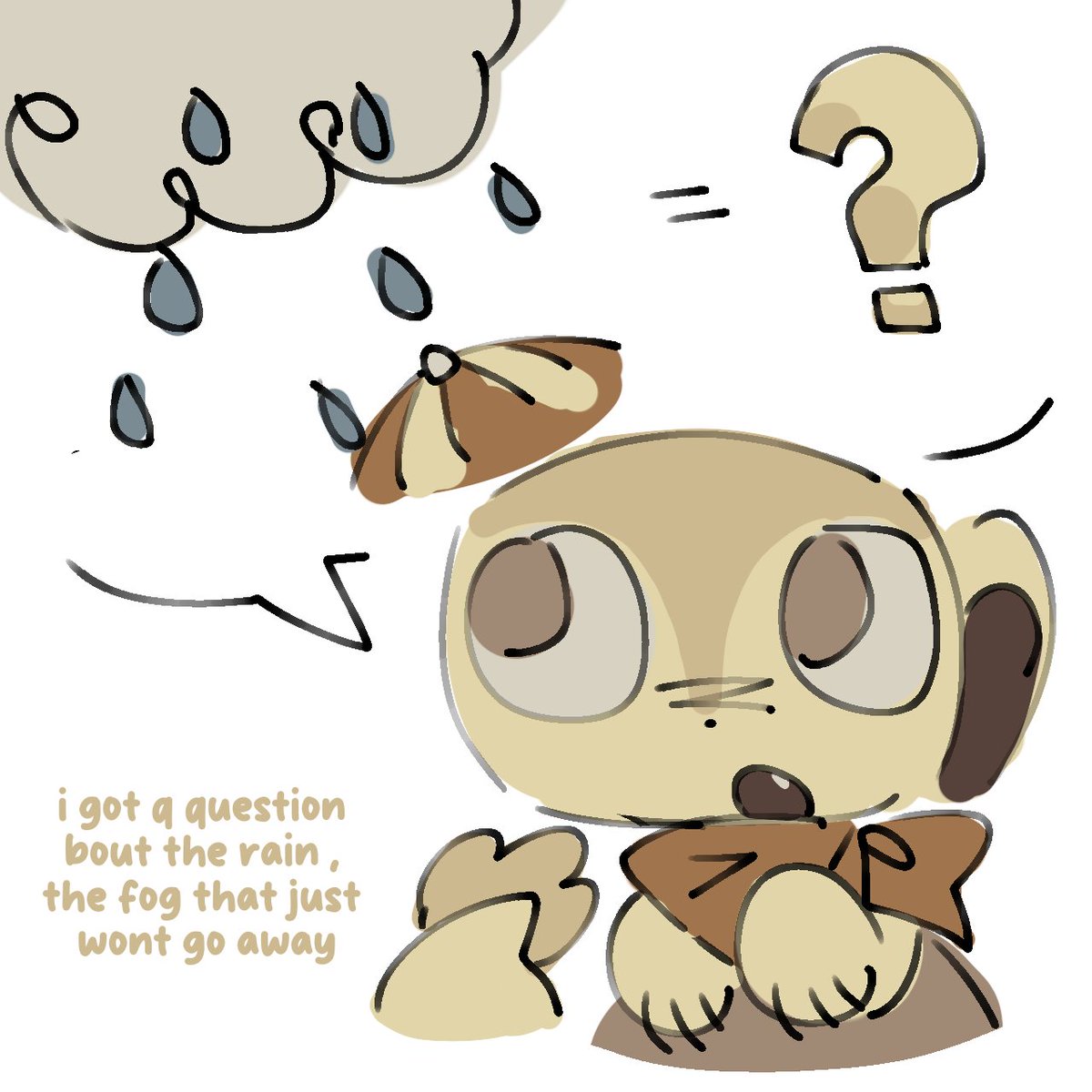 🦴 #dailyshelly 87  , i got a question bout the rain,  the fog that just wont go away