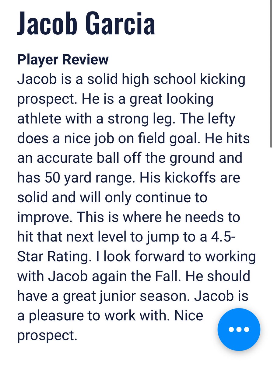 Blessed to been ranked 4⭐️ 
 by <a href="/Chris_Sailer/">Chris Sailer Kicking</a> 

<a href="/mikemoon42/">Coach Moon</a> <a href="/TritonsFootball/">Pacifica Tritons Football</a> <a href="/TheMarcusAlford/">Marcus Alford</a>