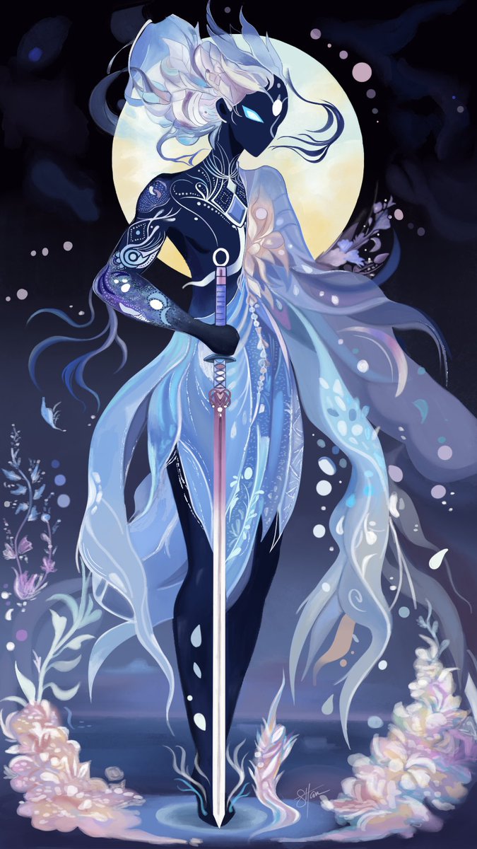 gm. happy thursday! 

        Last 3 editions left!

                 “𝙇𝙪𝙣𝙚𝙢𝙤𝙧, 
      𝙏𝙞𝙙𝙚𝙬𝙝𝙞𝙨𝙥𝙚𝙧 𝙂𝙪𝙖𝙧𝙙𝙞𝙖𝙣”

He commands the ebb and flow of tides, guiding gentle waves to nurture shores or unleashing surging currents to protect sacred coasts.

•