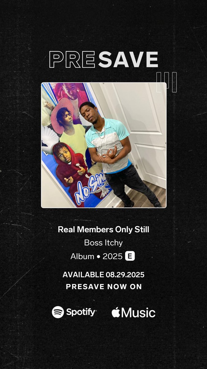Boss Itchy - Real Members Only Still let the countdown begin 💯🅿️🔥🔜 unitedmasters.com/m/real-members…