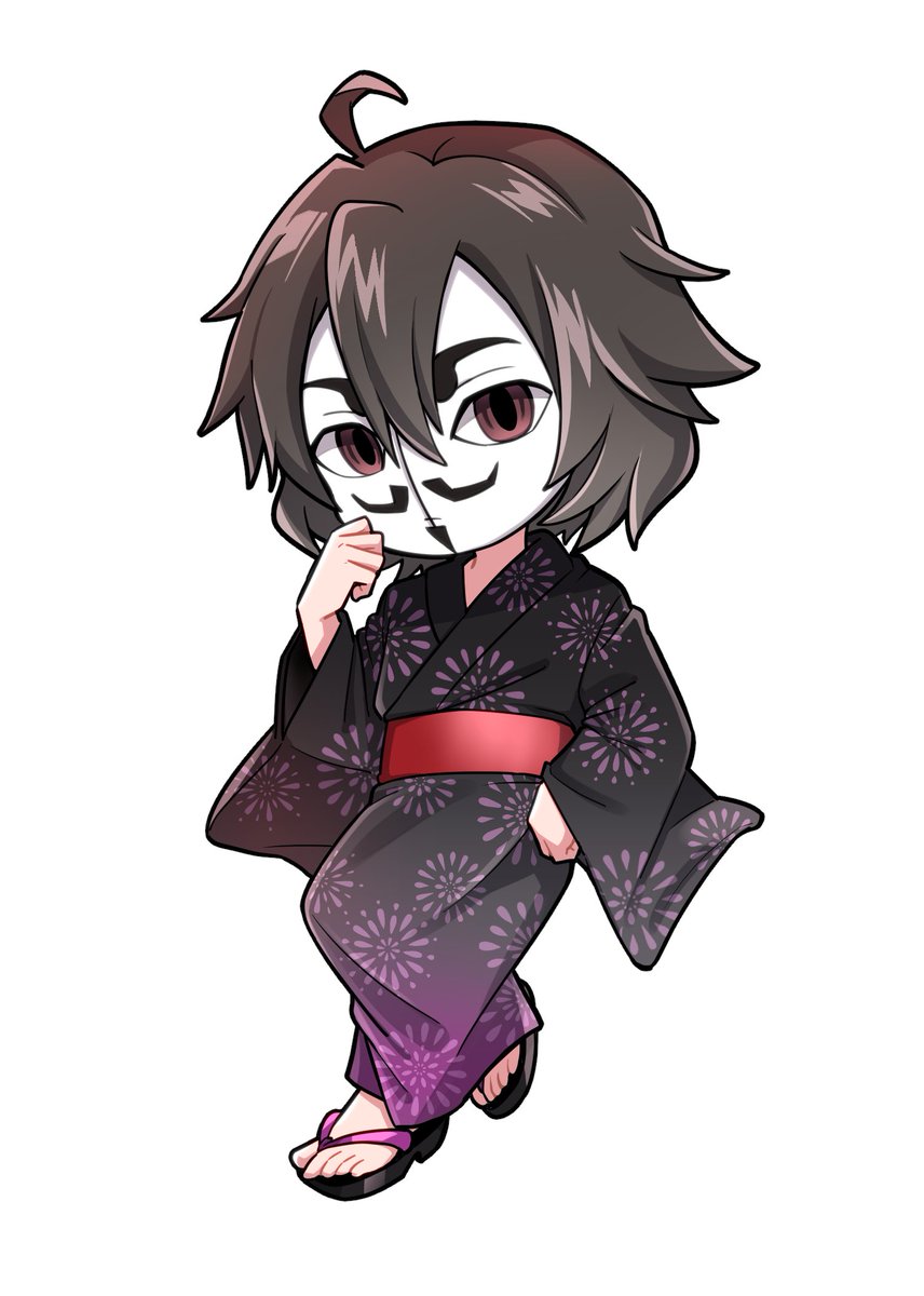yuguro1's tweet image. 浴衣ブラック