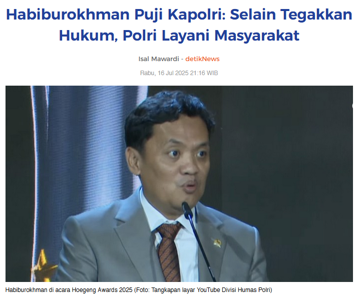 bjones512's tweet photo. Habiburokhman Puji Kapolri: Selain Tegakkan Hukum, Polri Layani Masyarakat 

https://t.co/qaxZEaI9v6 https://t.co/ODr9GoO2gr