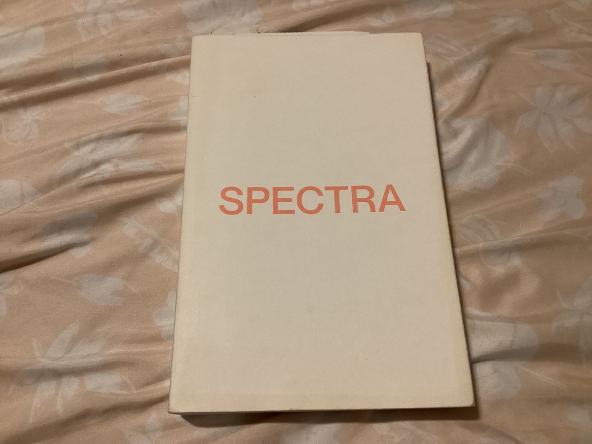 lofipod's tweet image. Shout out to @sleepyshelby - for sending me this big ‘ol book of pink poems from @spectrapoets . This thing is BIG. I could kill someone with this.